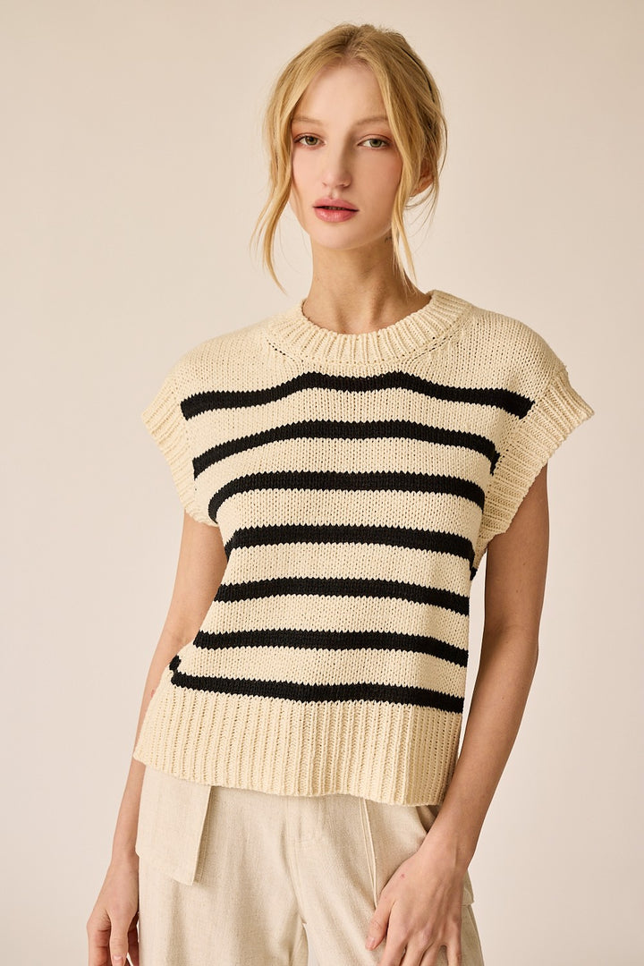 Olivia Stripe Knit TOP