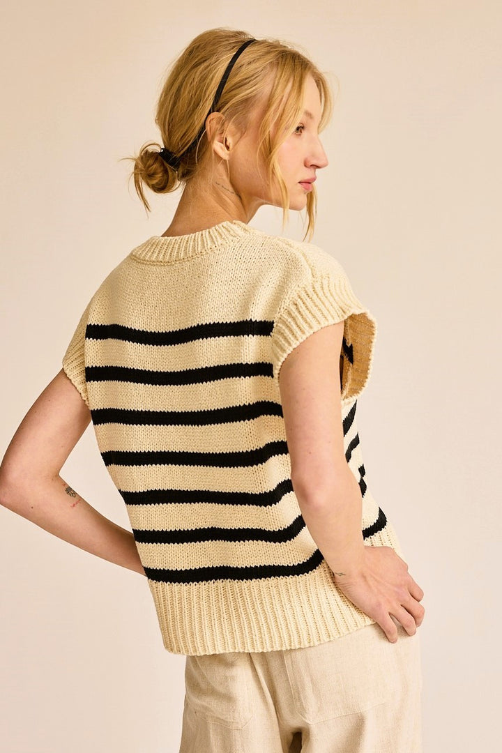 Olivia Stripe Knit TOP