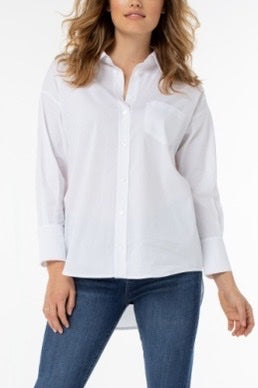 oversized classic button down