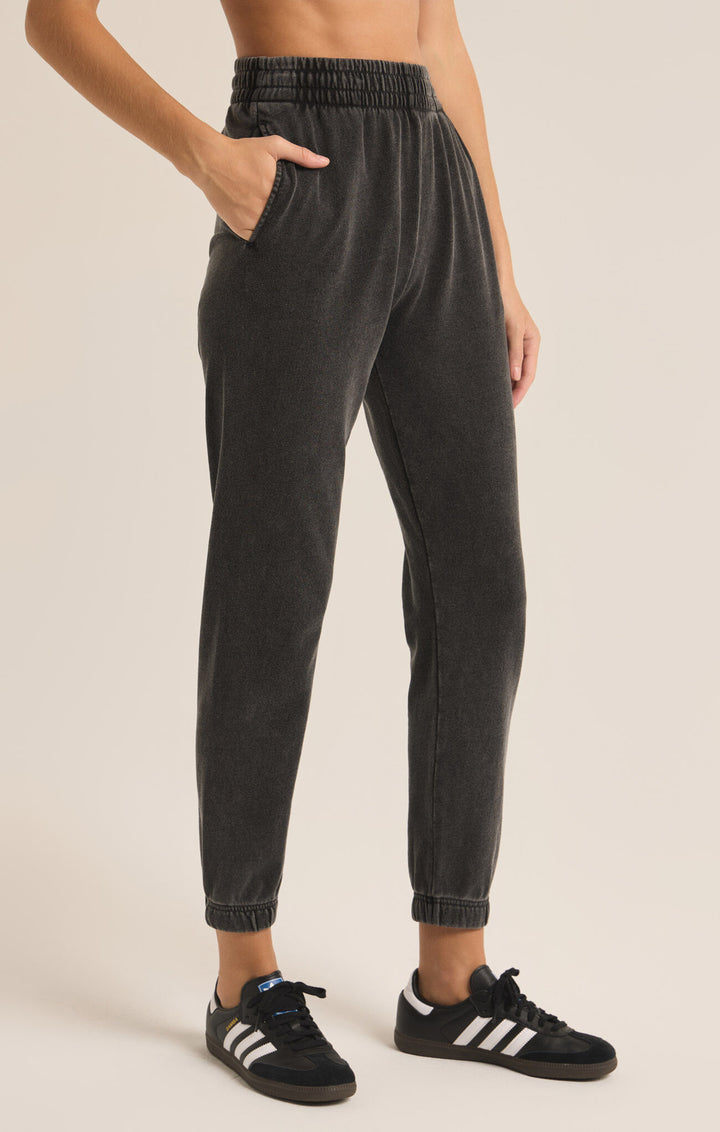 Slim Knit Denim Jogger