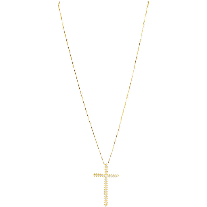 Incanto Maxi Cross Necklace: Gold