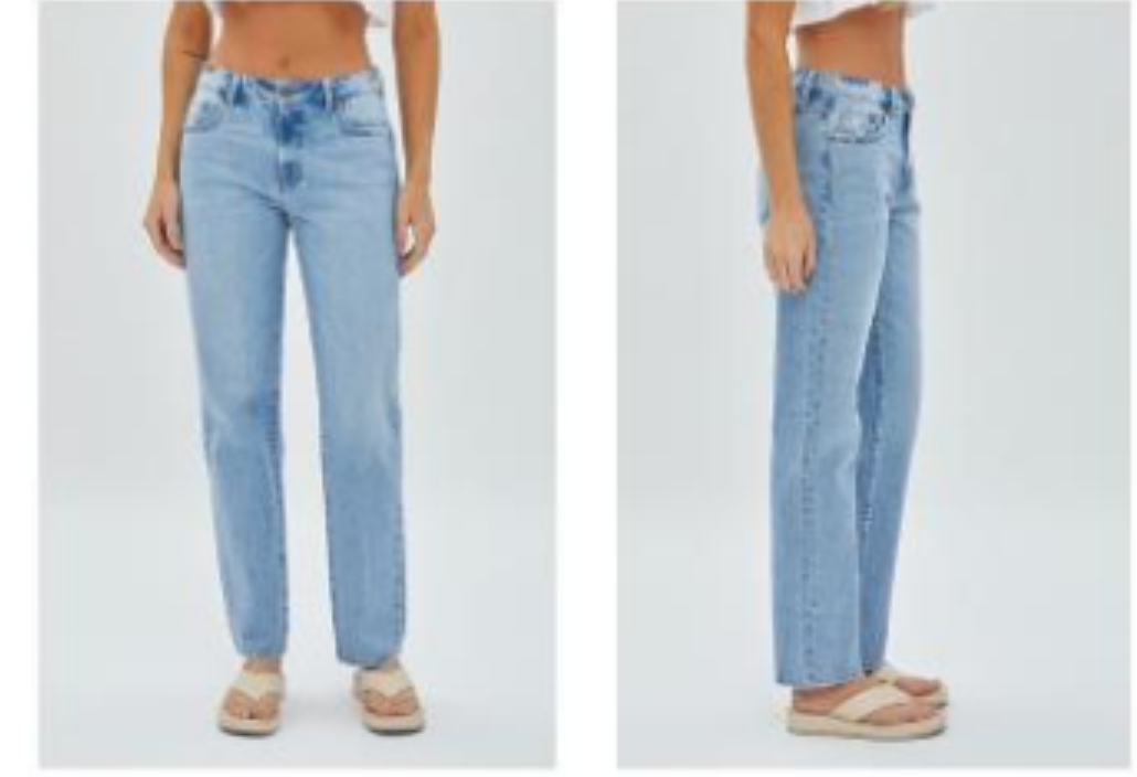 Tracey Light Wash Clean Classic Straight Jean