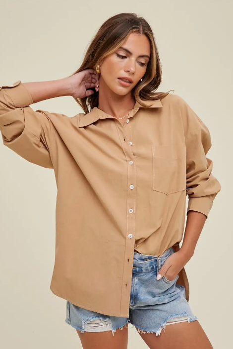 Oversized Button Up
