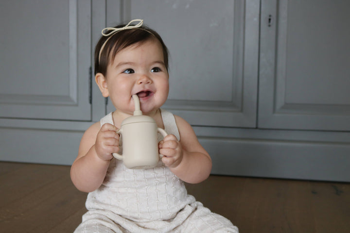 Sippy Cup with Straw Color: Pebble