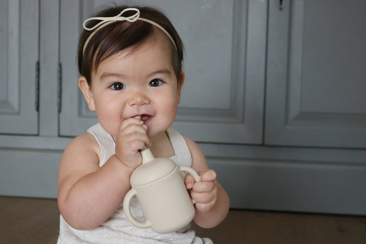 Sippy Cup with Straw Color: Sage