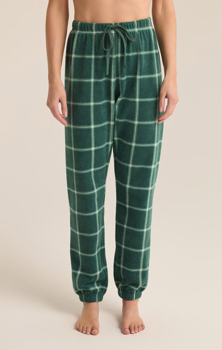 PLAID JOGGER