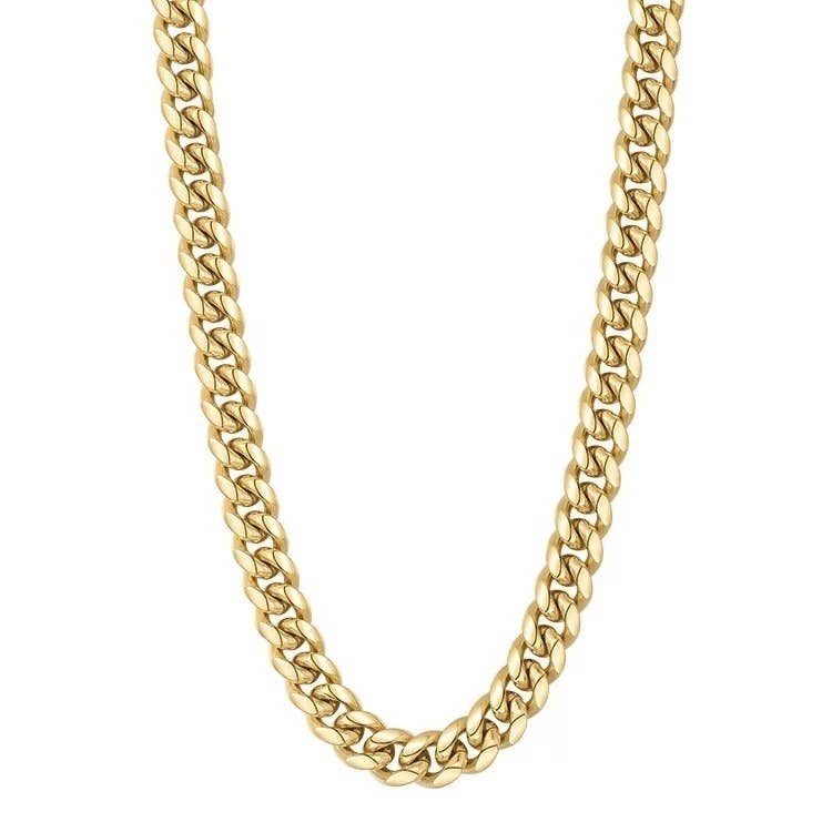 Blaire Chunky Necklace: Yellow Gold