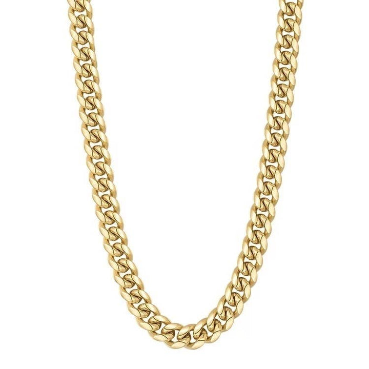 Blaire Chunky Necklace: Yellow Gold