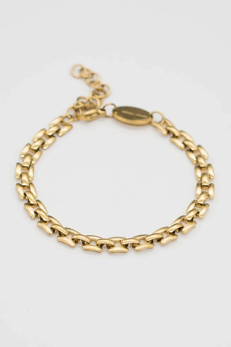 Sqaured Chain Bracelet