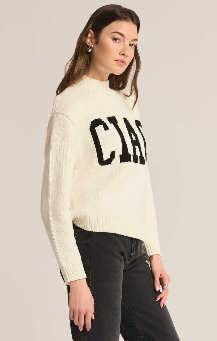 CIAO INTARSIA SWEATER