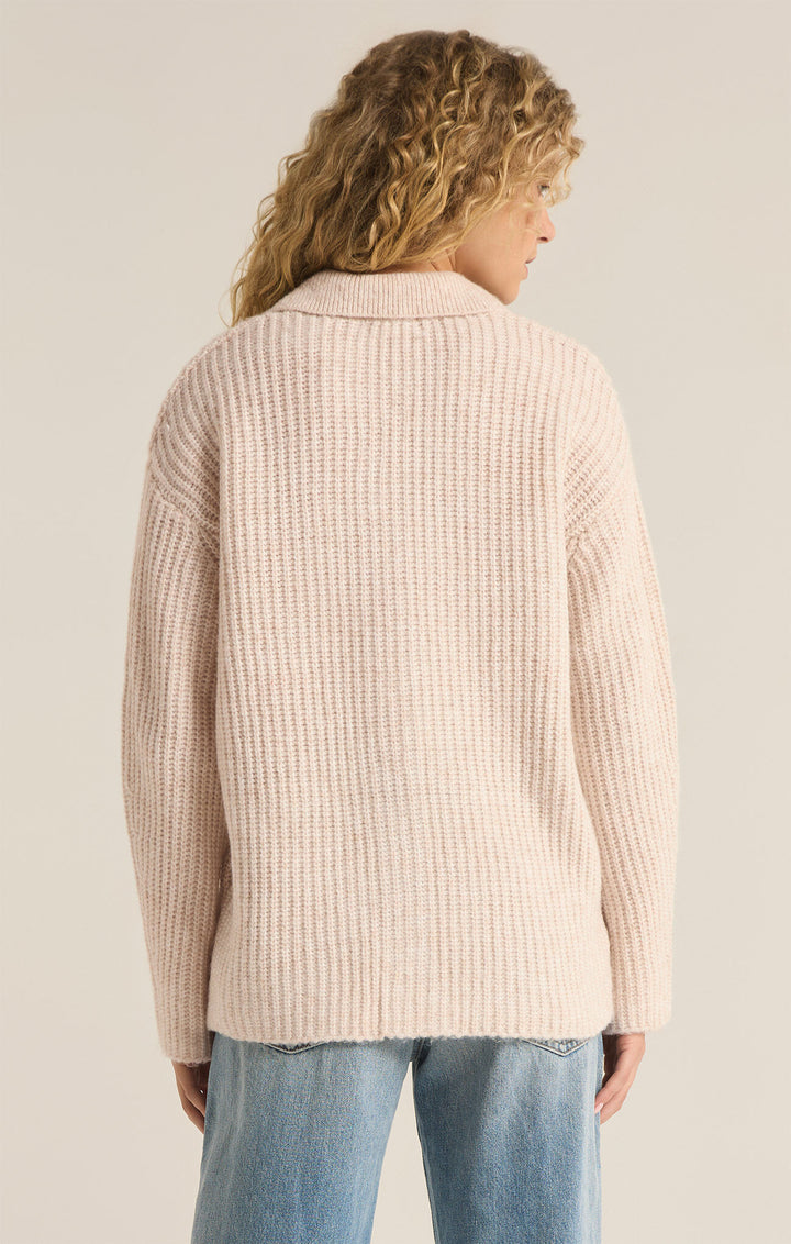 LENNIE BUTTON UP SWEATER